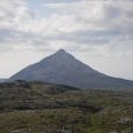 Donegal. A View Of Errigal Mountain From Crockmulroney Summit