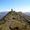 Summit ridge of Ben Stack