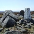 Trig point, Wolfhole Crag