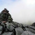 Summit cairn on Cranstackie