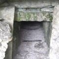 Entering a passage tomb at Carrowkeel