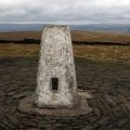Trig point on Pendle Hill