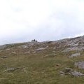The summit cairn of Beinn Chuirn, taken from the East Ridge.