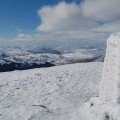 Looking West from the summit of Ben Ledi