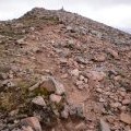 Final approach to the top of Carn Mor Dearg