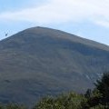 Dublin-based Sikorsky S-6 Coastguard Helicopter effecting a rescue on Slieve Donard