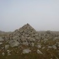Cairn on the summit of Cairnsmore of Carsphairn