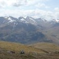 Northern slopes of the Ben Lawers group from Carn Gorm in Glen Lyon