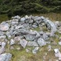 Small stone circle near cairn
