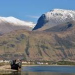 The Ben Nevis range from Corpach