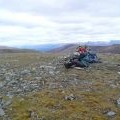 Summit cairn on Meall a' Phubuill