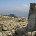 Summit beacon of Garnedd Ugain