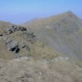 Blencathra ridge, from Knowe Crags