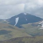 Snow patches on Ben Lawers