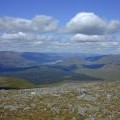 View north east from Chno Dearg