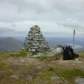 Summit cairn of Gleouraich