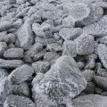 Frosty stones