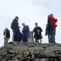 Trig point at the summit of Ben Nevis
