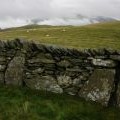 Dry stone wall on Sale Fell