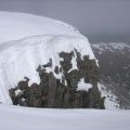 Summit cliff edge of Stob Coire a' Chearcaill