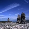 Cairns above High White Scar, Wild Boar Fell