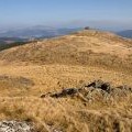 Between the two summits on The Coyles of Muick.