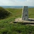 Trig point on Whitehorse Hill