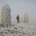Cairns above Yoadcomb Scar, Wild Boar Fell