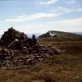 Summit cairn on Aonach Mòr