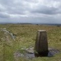 The trig point on Bull Hill