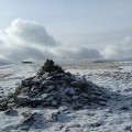 Pile of stones on Bowscale Fell