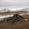 Cairn and subsidiary summit, Bowscale Fell