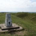 The trig point on White Horse Hill