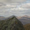 North West from Stob nan Eighrach