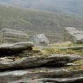 Boulders on the ridge, Meallan Liath Beag