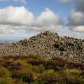 The summit of Lammer Law