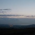 Evening falls on Morecambe Bay from Hutton Roof Crag