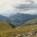 View over the Kinlochhourn Forest