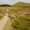 Path leading to the middle top on Cringle Moor