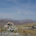 Cairn on Meall Bhalach NW top