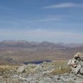 Cairn on Meall Bhalach NW top