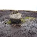 The old trig point on Waun Fach