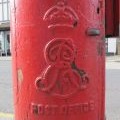 Edward VII postbox, Harrow Road / Felixstowe Road, NW10 - royal cipher