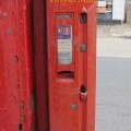 Edward VII postbox, Harrow Road / Felixstowe Road, NW10 - stamp vending machine