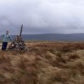 Summit area with cairn at Horse Head Moor