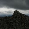 The summit cairn on An Ruadh-stac