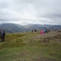People at the top of Wansfell
