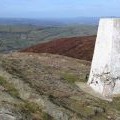 The Summit and Trig Pillar of Moel Morfydd