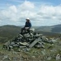 The summit cairn on Bakestall (673m)