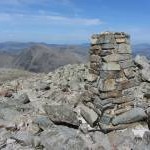 Scafell Pike trig point
